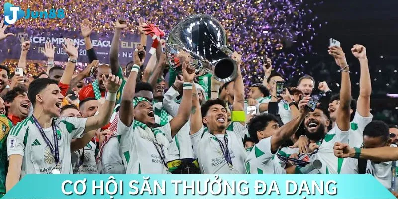 Sảnh cược mang đến cơ hội săn thưởng cực đa dạng