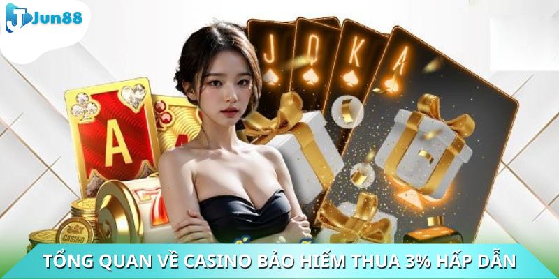 Tổng quan về casino bảo hiểm thua 3% hấp dẫn người tham gia